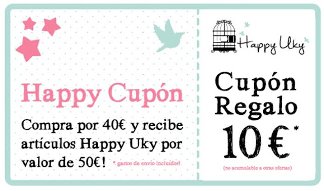 Happy Uky Cupon regalo pendientes pulseras collares