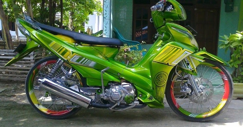  Jupiter  Z  New Modif Airbrush Warna  Hijau  VegaFans com