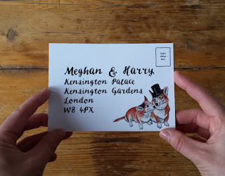 Bespoke Royal Wedding Stationery RSVP by Alice Draws The Line