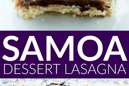 Samoa Dessert Lasagna