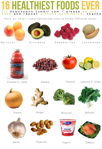 Healthy things to eat