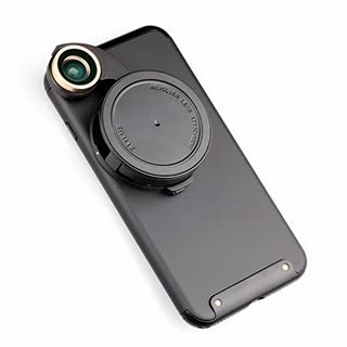 Ztylus 4-in-1 Revolver Lens Smartphone Camera Kit for Apple iPhone 7 Plus: Super Wide Angle, Macro, Fisheye, CPL, Protective Case, Phone Camera, Photo Video (Black)