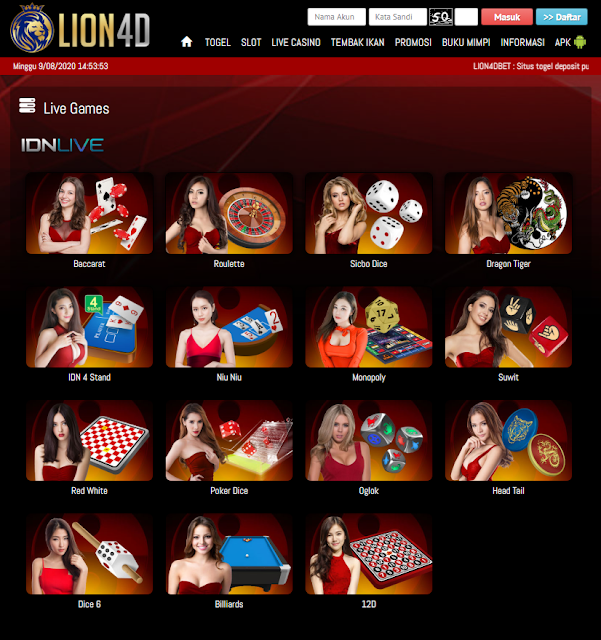 Permainan Live Casino Online