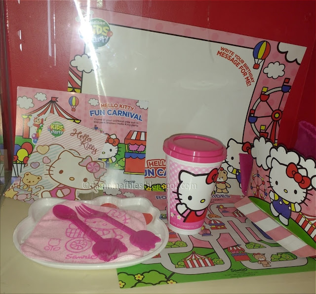 Jollibee Hello Kitty birthday party package loot bag contents