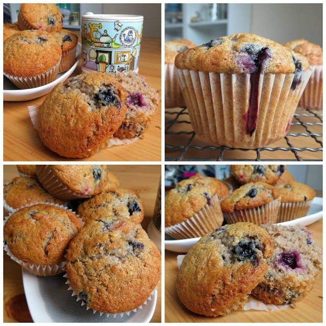 Triple Berry Muffins