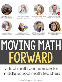 I am so incredibly excited to be presenting at the Moving Math Forward conference this summer.  My session "Using Algebra Tiles in Middle School Math" will cover integers (adding, subtracting, multiplying and dividing), solving equations, simplifying expressions, multiplying polynomials and factoring quadratics. My daughter will make an appearance to help with a prime vs. composite numbers investigation using tiles. I also recorded a short section on how to turn paper algebra tiles into durable tiles that will last for years.