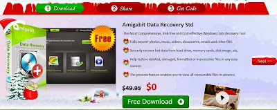 Free Data Recovery  Amigabit Data Recovery Std Software with License (Offer till 10th Jan 2014)