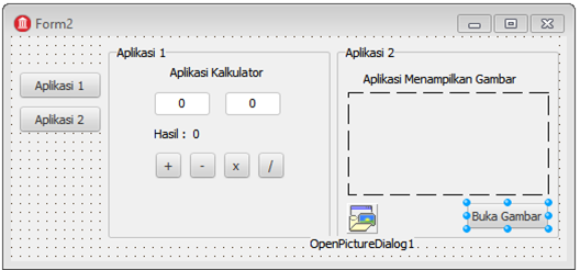 Membuat 2 Aplikasi Berbeda dalam Satu Form Delphi XE5