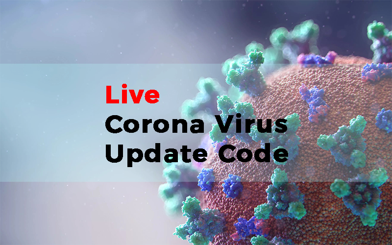 live corona update, live corona, live corona report, live corona update code for blogger