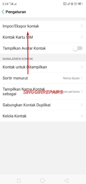 cara backup kontak ke gmail di android