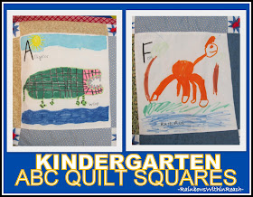 photo of: Kindergarten ABC Quilt Squares via RainbowsWithinReach