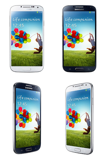 Samsung Galaxy S4 White Frost and Black Mist