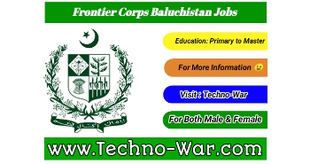 Frontier Corps Baluchistan Jobs 2022 | Baluchistan Jobs 2022