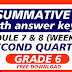 QUIZ 4-Summative Test GRADE 6 Q2