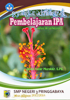 Contoh cover Perangkat Pembelajaran IPA kelas 9 Semester 1