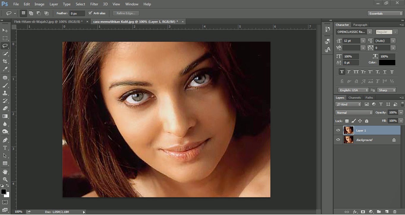 Cara Memutihkan Wajah Dengan Photoshop Mudah TRIKMUDAHPHOTOSHOP