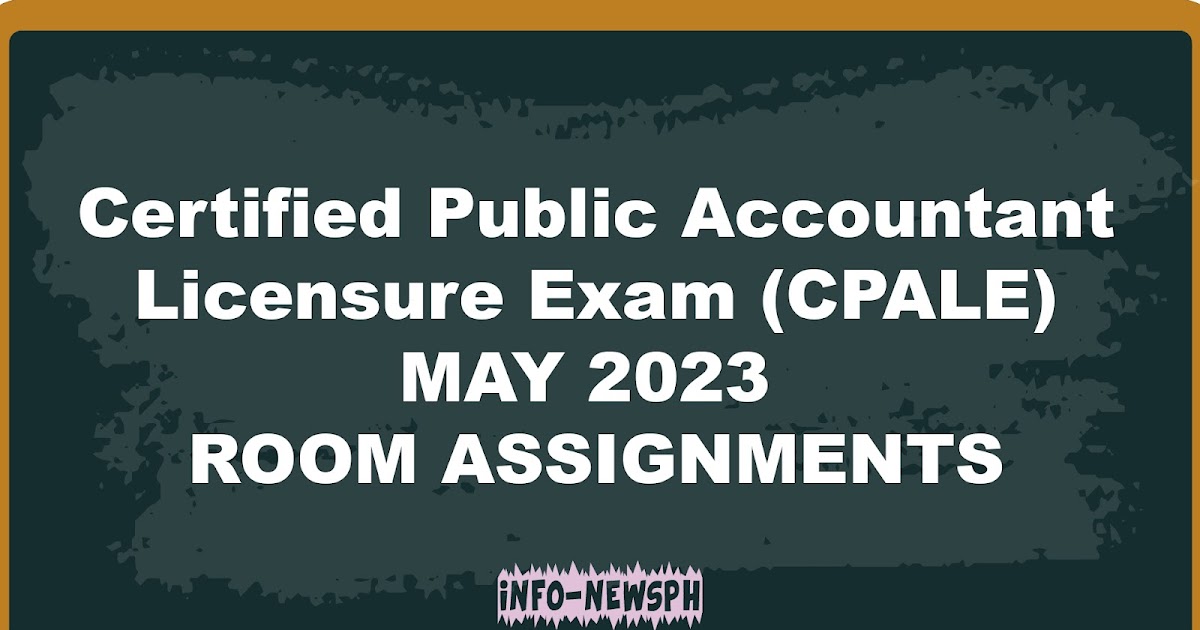 prc room assignment cpale may 2023