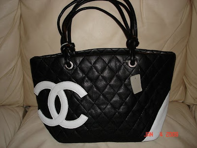 normally see a fake chanel handbag see photo maybe twice a month at ...