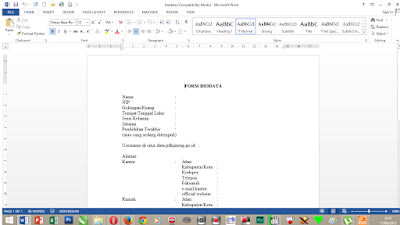 File Biodata