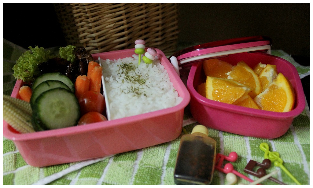 Satu Sisi Dunia: Patties & Rice Bento