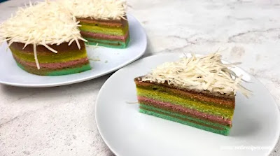 Resep Rainbow Cake Kukus Resep Neti