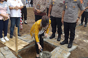 Kapolda dan Bupati Tetty Paruntu Peletakan Batu Pertama Perumahan Bhayangkara Polres Minsel