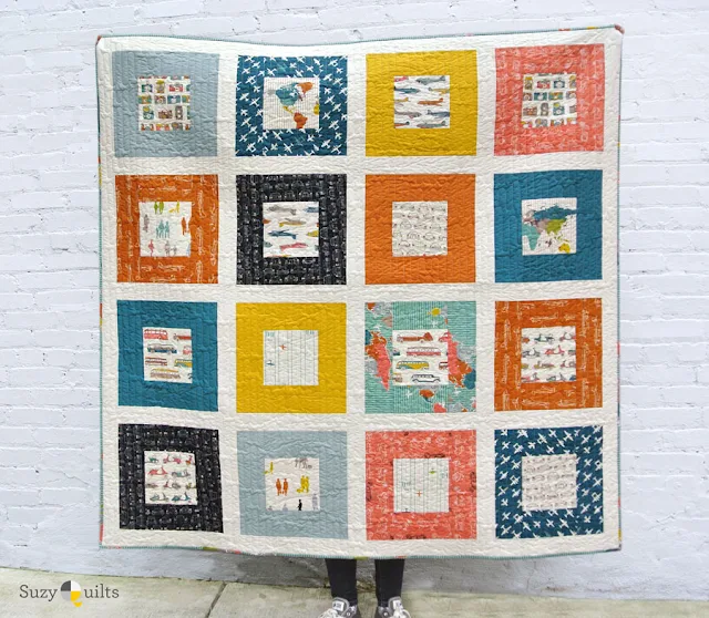 squared quilt pattern