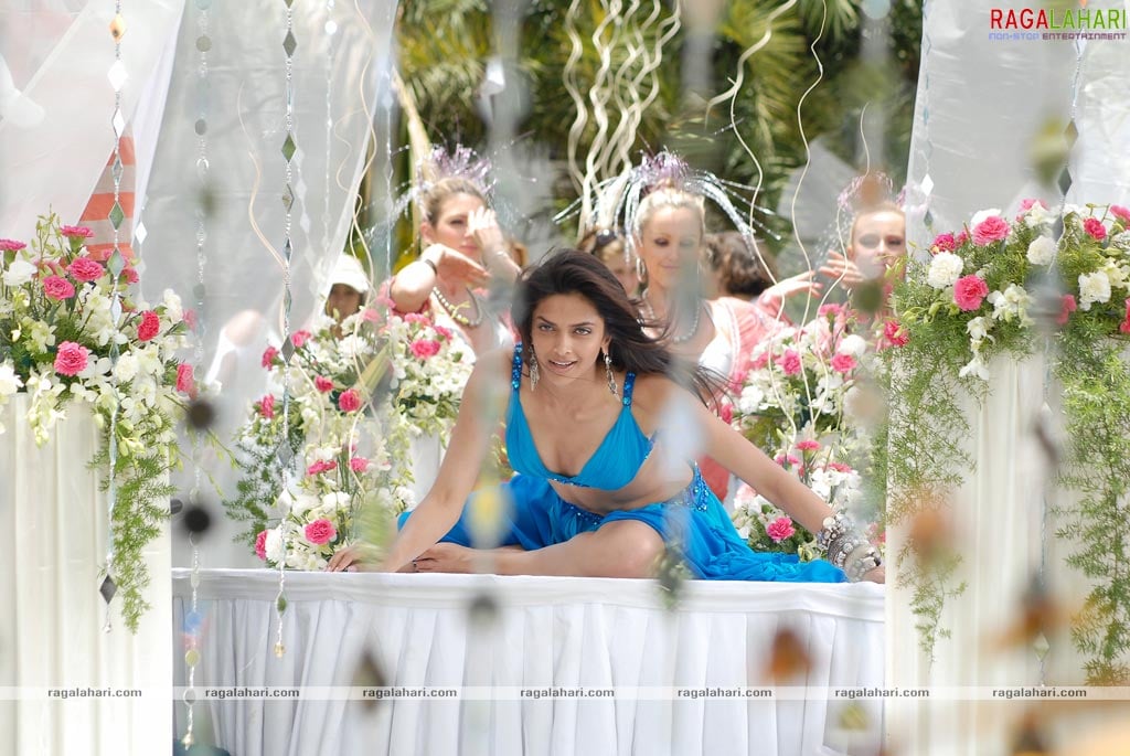 Deepika Padukone in a stil from the telugu movie 'Love 4 Ever'.
