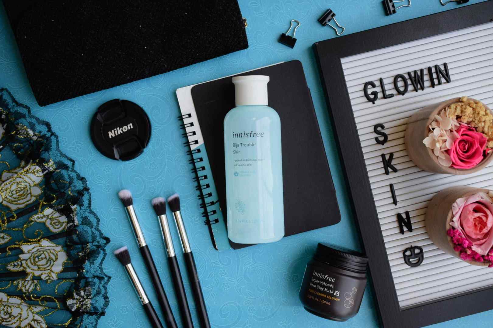 Innisfree Products I M Currently Enjoying Oily Acne Prone Skin The Glistening Lane Tgl Beauty And Lifestyle Blog acne prone skin