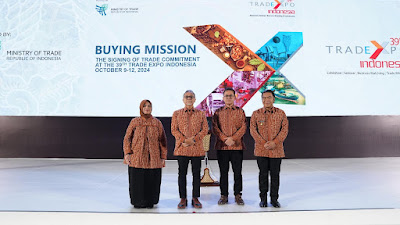 Mendag Saksikan Penandatanganan 183 Komitment Dagang Senilai USD 15,32 Miliar 