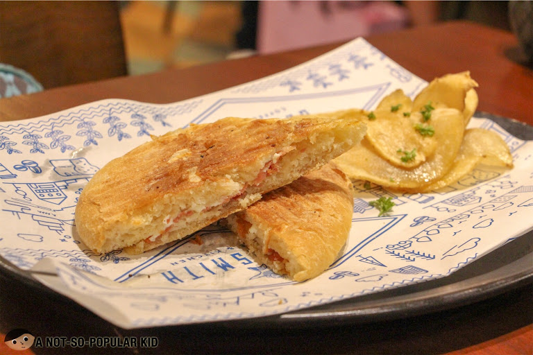 Kesong Puti & Jamon Serrano Plancha Ciabata of Bluesmith