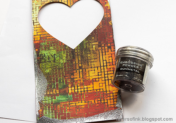 Layers of ink - Heart Shaker Cards Tutorial by Anna-Karin Evaldsson.