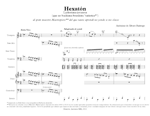 MuseScore Notación contemporánea Álvaro Buitrago