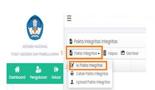 Cara Buat, Upload Pakta Integritas ANBK Tahun 2021