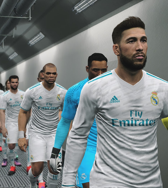 PES 2017 Real Madrid 2017/18 Leaked Home Kits by IDK