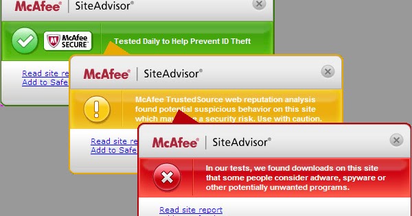 McAfee SiteAdvisor Extension For Google Chrome