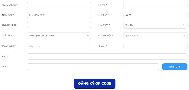 Đăng ký Mã QR Cá Nhân Ở Đâu