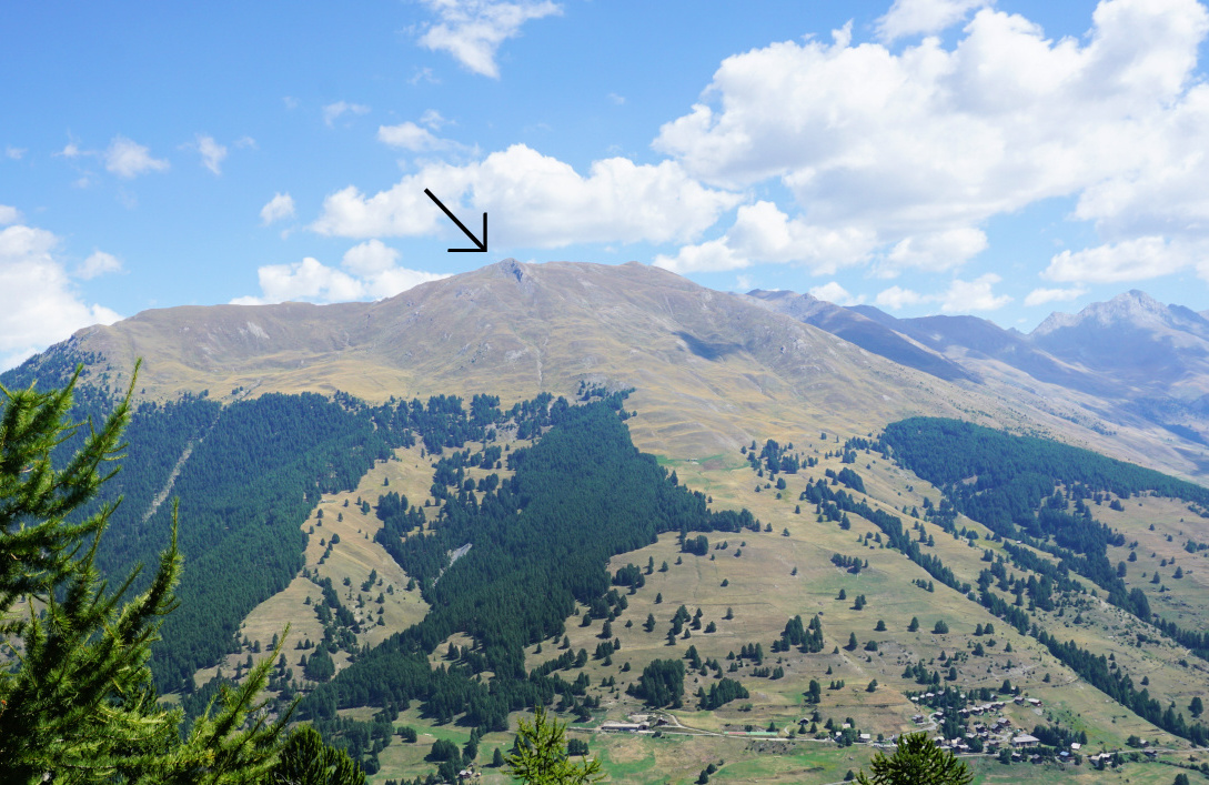 La Gardiole de l'Alp seen from Sommet Bucher