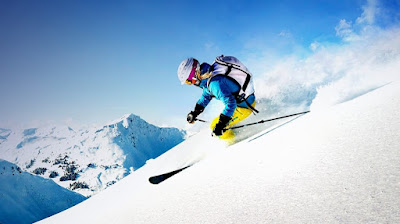 Di Swiss, Baca puisi saat menuruni gunung dengan ski adalah ilegal