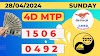 Carta Ramalan MTP Latest prediction Chart for Sunday 28 April 2024.