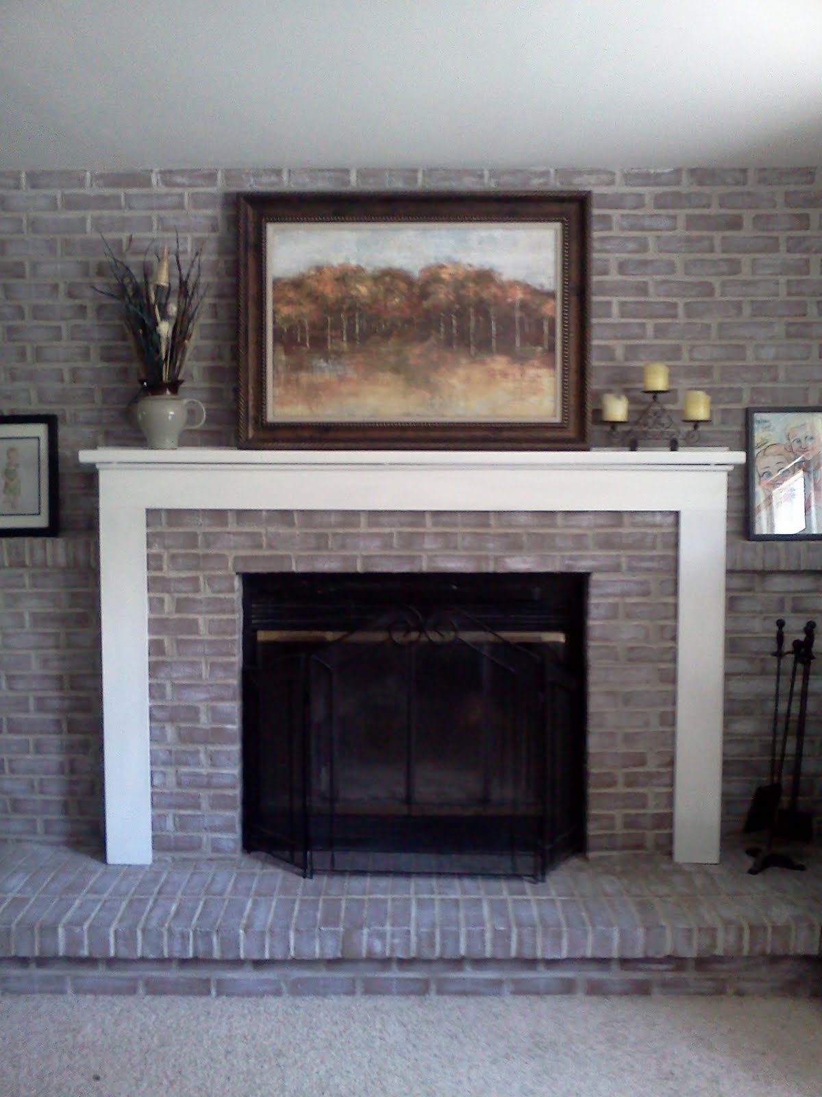 DIY Decor: Brick fireplace makeover