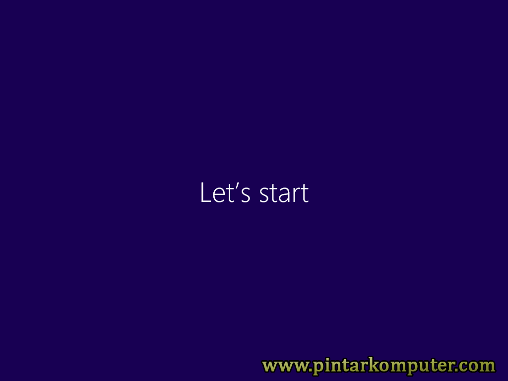 Pintar Komputer - Cara install Windows 8.1