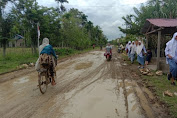 Puluhan Tahun Jalan Penghubung 9 Desa Kecamatan Paya Bakong, Berlumpur Dimusim Hujan Berdebu Dimusim Kemarau