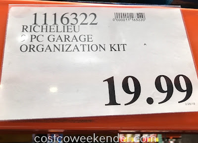 Deal for the Richelieu Garage Organization System at Costco