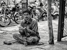 begging in India