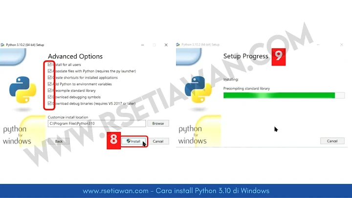 Cara install Python IDLE di Windows 10