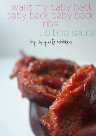 Baby Back Ribs and Barbecue Sauce | Anyonita Nibbles