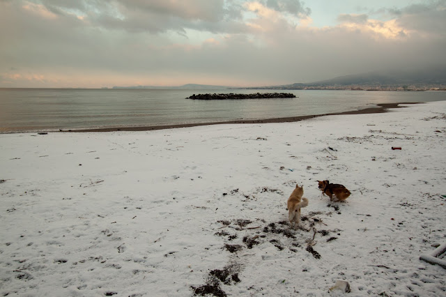 Nevicata a Castellammare di Stabia