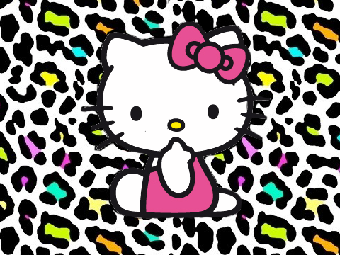 animal print & hello kitty love :). the graphics themselves were not created