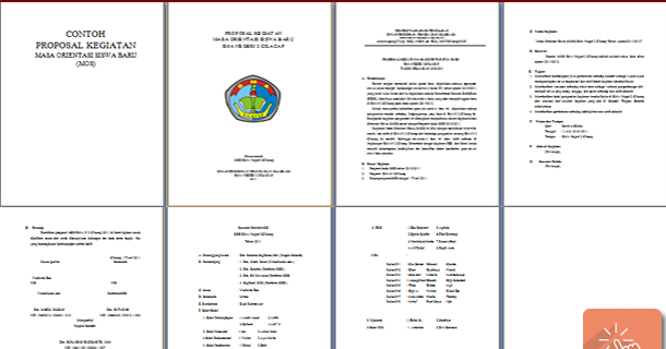 Contoh Proposal Kegiatan MOS/MOPDB Format Microsoft Word 